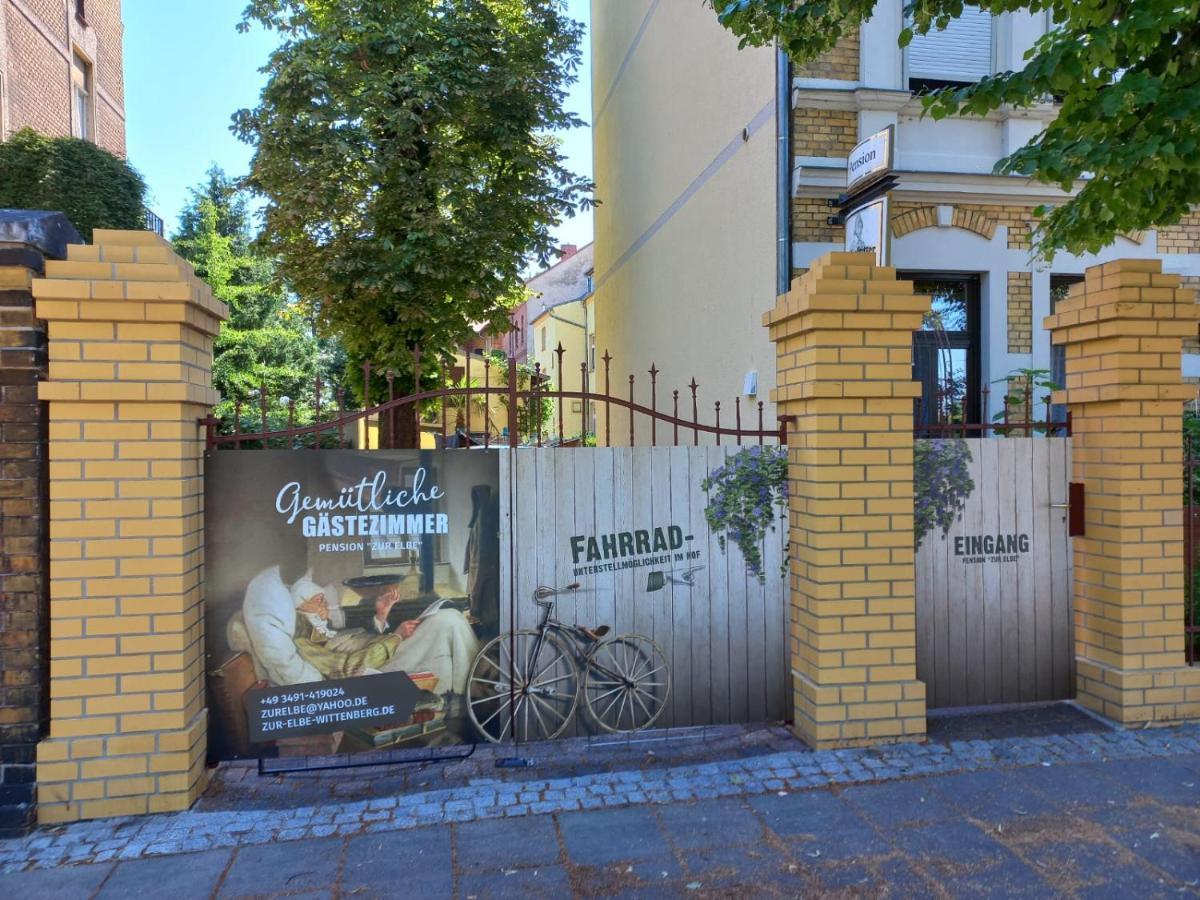 Pension Zur Elbe Wittenberg Zewnętrze zdjęcie